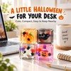 Halloween Sensory Squeeze Cubes 4-Pack, Mini Slow-Rebound Ice Cube Toys