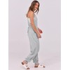 ANRABESS Women's Casual Jumpsuits Summer Sleeveless Stretchy Romper Harem Pants