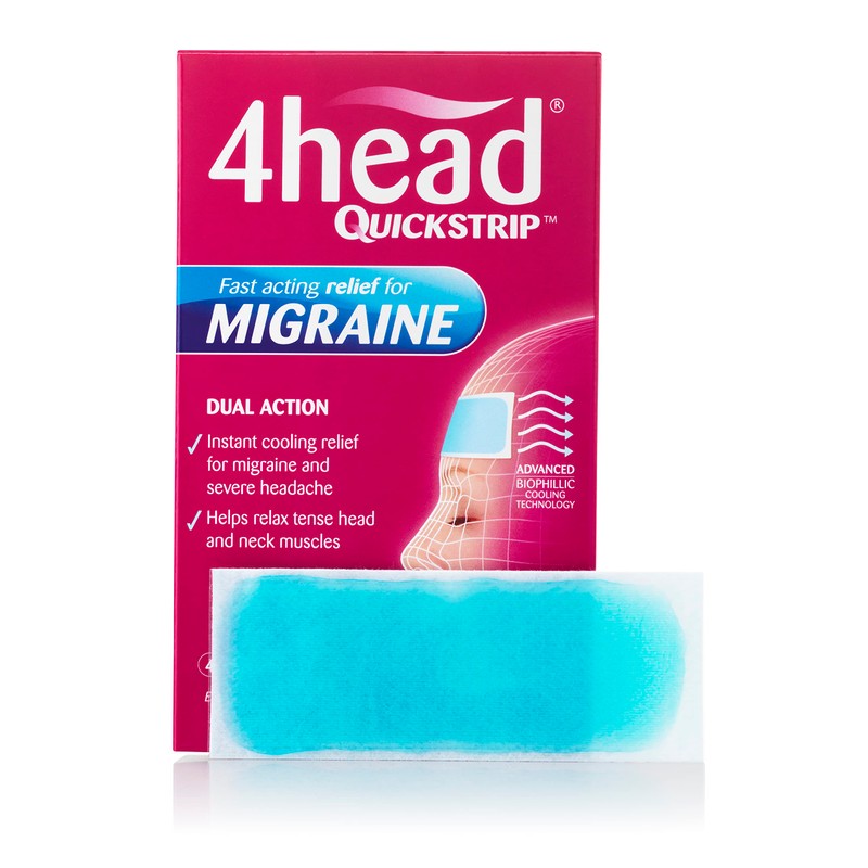 4HEAD Quickstrip Hydro Gel Strips , 4 count