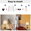 LEGELITE 2 Pack Metal Lamp Shade Reducer Ring, E27/E14 Light