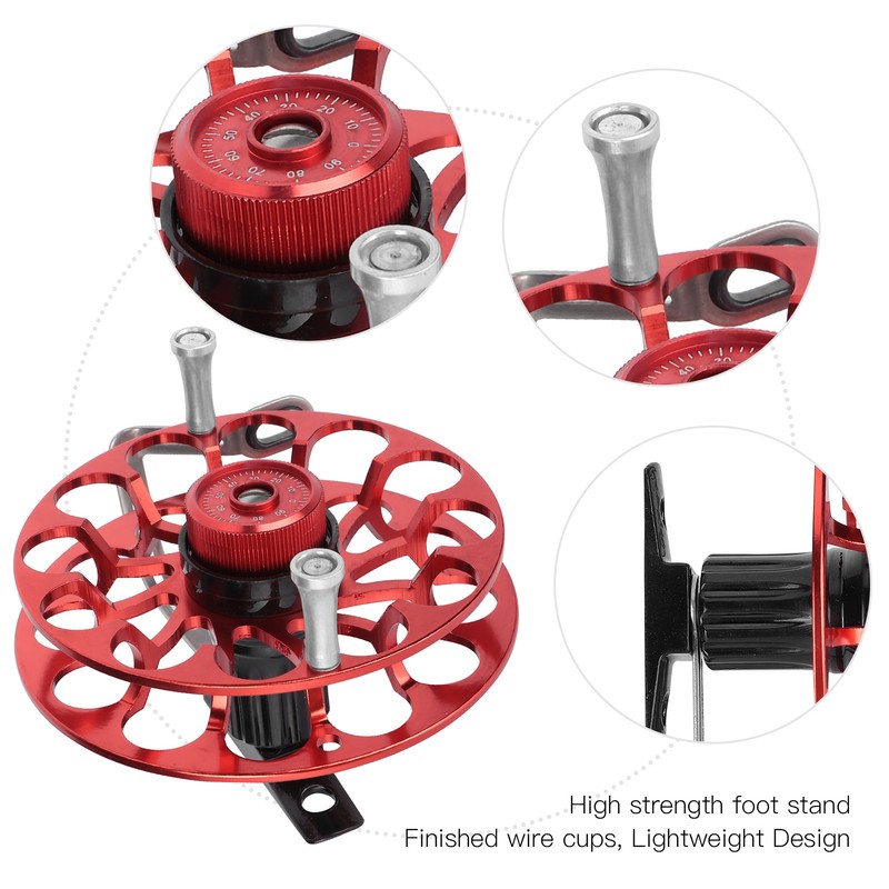 Fishing Gear Fishing Reel Portable Multifunction Allmetal Spinning Wind Fire