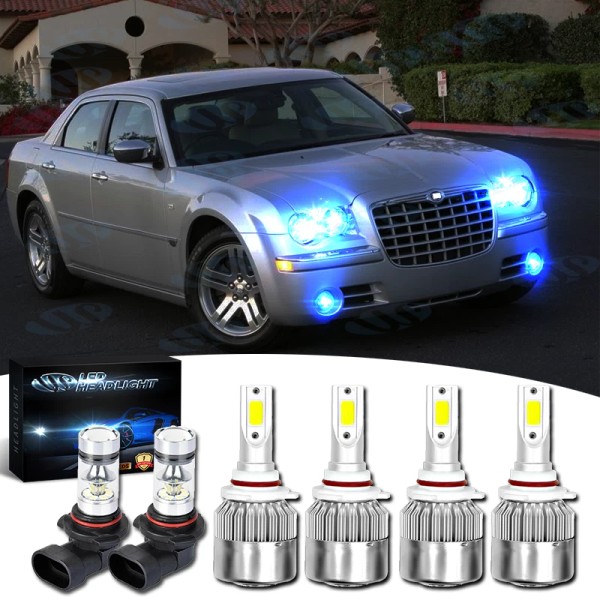 Unbranded For Chrysler 300 2005-09 6x Ice Blue 8000K LED