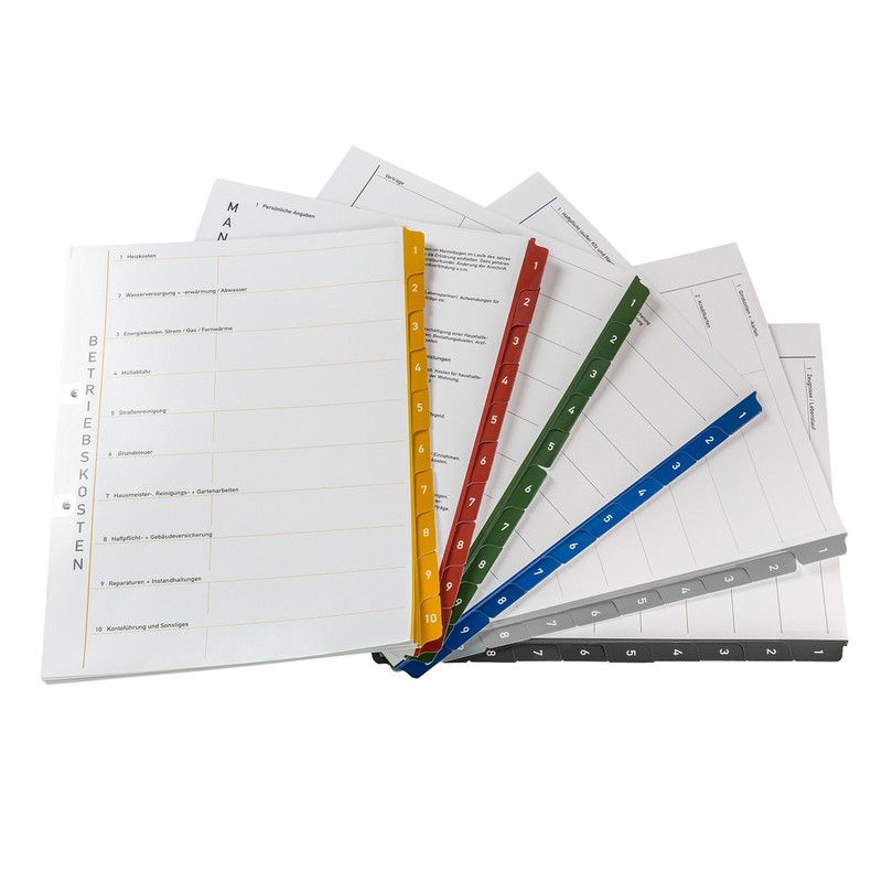 Subject Ring Binder with Tabs/Dividers - Insurance - Optimal Structure