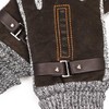 heekpek Men's Winter Leather Gloves Thick Warm Fleece Windproof Gloves