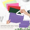 50 Pack #10 Business Envelopes, Self Seal Standard Purple Envelopes