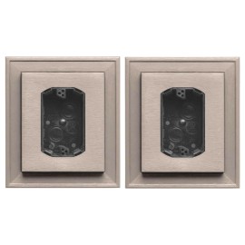Mid America 2 Pack Mid America Electrical Block Mount Outlet Boxes - 7" x 8" - Clay #008