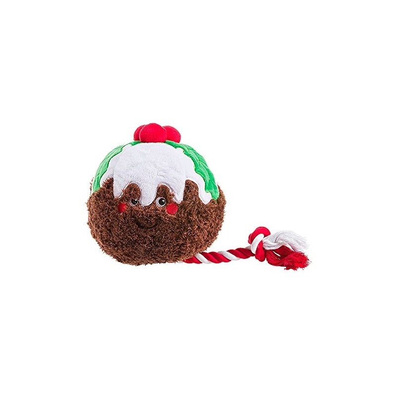 House of Paws Party Animal Christmas Pudding Dog Toy