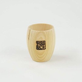 yamako- Hinoki Cypress, Round guinomi 12105