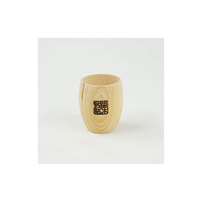 yamako- Hinoki Cypress, Round guinomi 12105