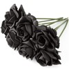 Eyamumo Fake Flowers, Faux Silk Real Touch Artificial Rose Flowers