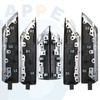 Door Trim Molding Kit Black Wood Grain 6pcs for Interior