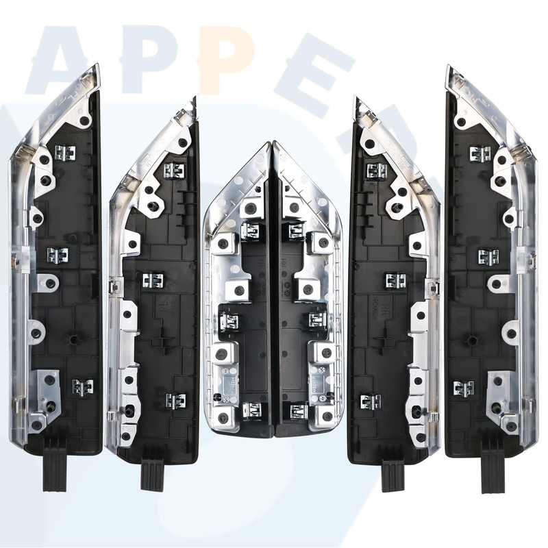 Door Trim Molding Kit Black Wood Grain 6pcs for Interior