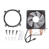 CPU Cooler Dual Heat Pipe 48CFM DC12V Quiet Operation Hydraulic