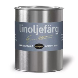 Ottosson Färgmakeri Linseed Oil Paint - Hardeberga Blue - 1 Liter