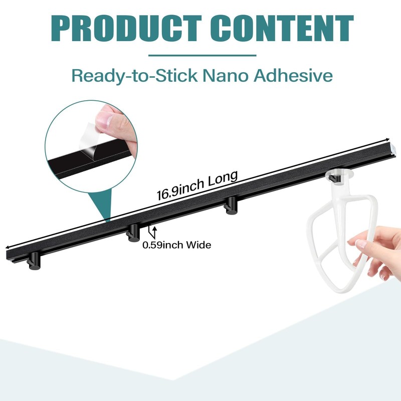 Metal Stand Mixer Attachment Holders Adjustable, Compatible with Kitchen Aid