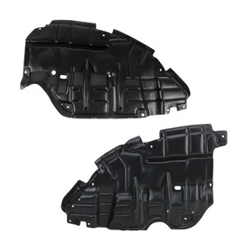 TRQ Driver & Passenger Side Engine Splash Shield Compatible with 2015-2017 Toyota Camry TO1228204 TO1228205
