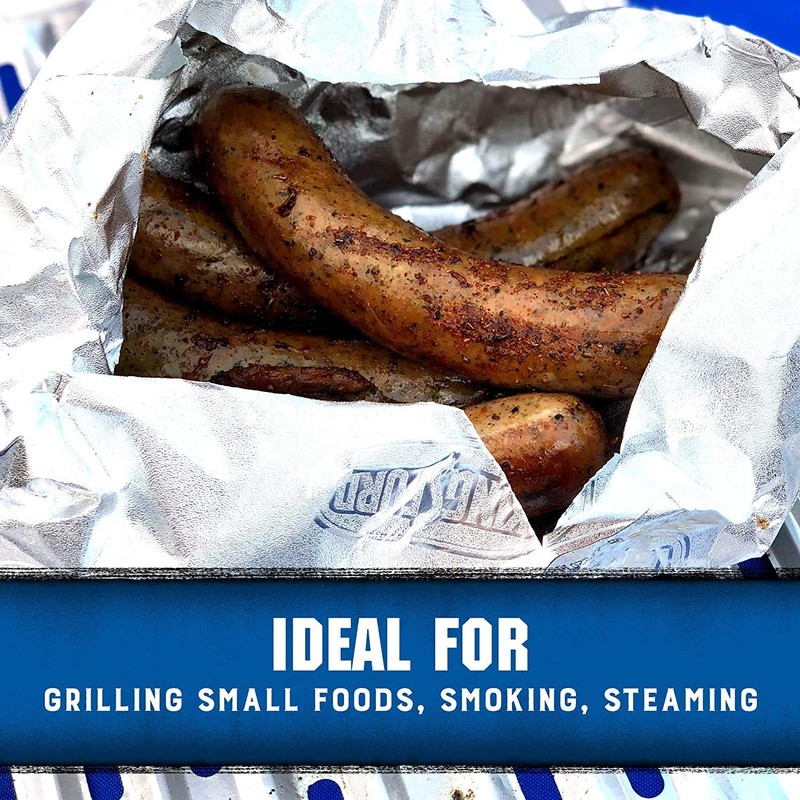 Kingsford Grilling Extra Tough Aluminum Grill Bags, For Locking in