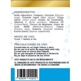 Suplemento en cápsula Suplecaps Suplemento Alimenticio Ácido Hialurónico x 45g