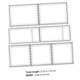 TEHAUX 1 Set Metal Cutting Dies for DIY Stamp Making Steel Die Cuts for Card Making Flower Shaped Crafting Tool Durable Easy to Use for Scrapbooking Album Projects