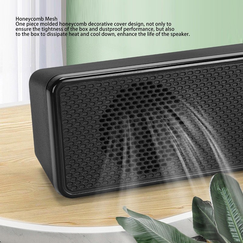 GOWENIC Altavoces para Computadora, Barra de Sonido de Escritorio con