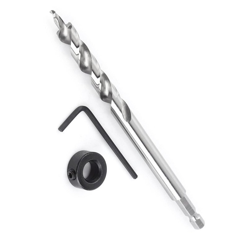 Haosie 3/8 9.5mm Drill Bits, Pocket Hole Jig, Pocket Hole