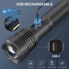 Flashlights LED High Lumens Rechargeable, 250,000 Lumen Super Bright Flashlight,