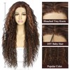 SAPPHIREWIGS Curly Lace Front Wigs for Black Women Pre Plucked