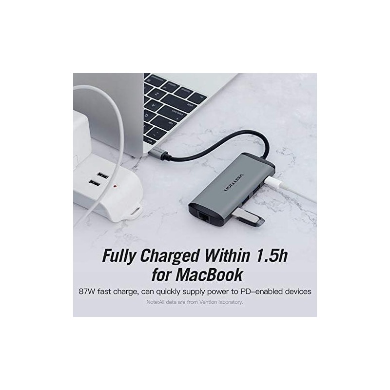 CNDHB VENTION USB Hub - Silver