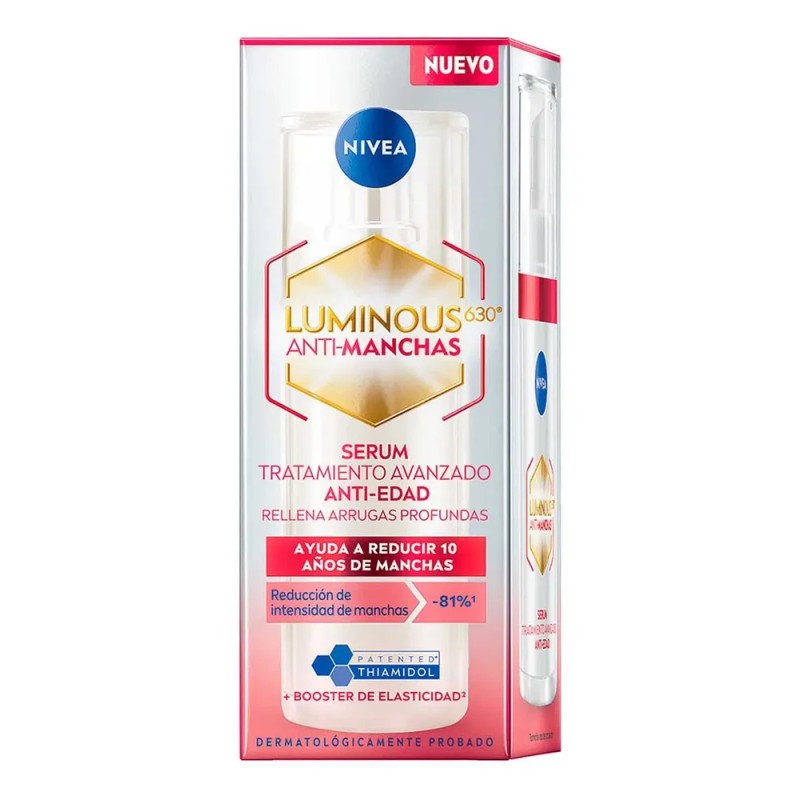 Nivea Luminous630 Sérum Facial Anti-Manchas y Anti-Edad con Ácido Hialurónico