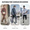 Caudblor Hombres Calcetines finos No Show para Loafer, Invisible Low