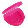 Denture Brush & Slim DA Retainer Case (Pink)