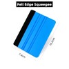 Ewrap 10CM + 21CM Allpurpose Plastic Squeegee Set, Felt Edge