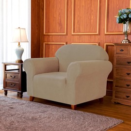 subrtex checked sofa/armchair cover, stretch cover, fitted cover