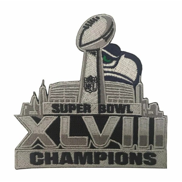 Unbranded Super Bowl 48 XLVIII Embroidered Iron/Sew On Patch Seattle