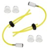 2 Pack Fuel Line Two Hole Grommet Assembly with 4