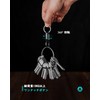 TIMULTI Titanium Magnetic Releaser Key Holder, Stylish, Includes Key Ring,