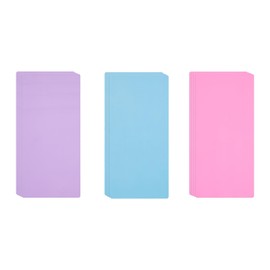 PATIKIL Book Dividers with Tab, 11.8x5.9" Pink/Blue/Purple Plastic Book Binder Index Card Files Dividers Separator with Sticker on for Storage Box Drawer Magazines Album, 12Pcs