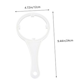 THJOPOKEEL 1 Pieza 10 Llave De Filtro De Agua Herramientas Llave Para Filtro De Agua De Osmosis Jarras Con Filtro De Agua Llave De Botella De Filtro Frasco Silenciador Blanco Toda La Cas