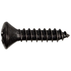 The Hillman Group 2856 8 x 3/4-Inch Oval Head Black Chromate Decorative Sheet Metal Screw, 30-Pack