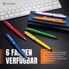 Gíabo High Quality Orange Stainless Steel Ballpoint Pen with Chrome