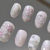 Rose Objet [Handmade Nail Tips] - Short Square / 로즈오브제