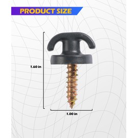 SCUARI 4PCS Car Cargo Net Hook,Storage Organizer Net Clips,Car Accessories,Cars Trunk Hook Screws,Tie Down Hanging Fasteners,Universal Compatibility with Multiple Automotive Models