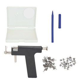 Ear Piercing Tool Professional Nose Lip Navel Piercing Machine with Titanium Steel Stud Earrings for Salon Home