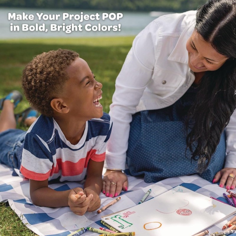 Crayola Single Color Crayon, 12 Count Box, Red; no. BIN520836038