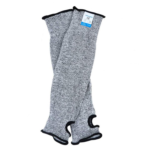 Cut Resistant Sleeves with Thumb Hole, Level 5 Protection, Slash