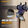 POWERTEC 70325 Blast Gate 2-1/2 Inch, w/Anti Clog and Air