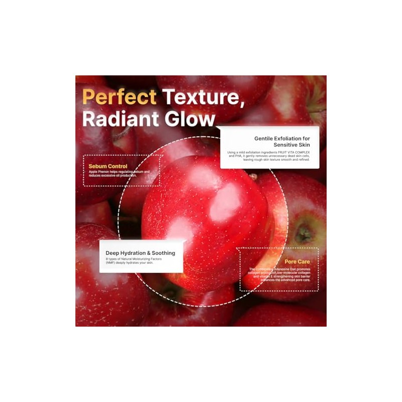 SUNGBOON EDITOR-Crema calmante para pieles con efecto iluminador Apple Peel,