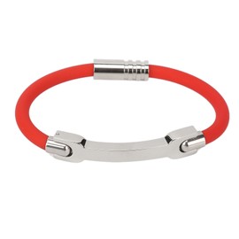 Static Proof Balance Bracelet Negative Ion Waterproof Balance Energy Wrist Bracelet for Outdoor Basketball Red
