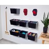 iDesign Storage Bin with Lid & Wall Mount Bracket, The