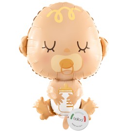 balloa Palloncino XXL per bambini con ciuccio, palloncino a elio per nascita, regalo per baby shower, palloncini per bambini, decorazione per feste e bambini, 57 cm